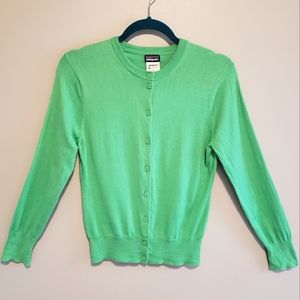 Patagonia Green Organic Recycled Cotton Cardigan, Size Small